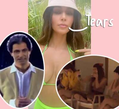 Watch Kim Kardashian SOB Watching The Hologram Of Her Late Father In New 'Birthday Vlog'! - perezhilton.com