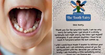 Mum forgot tooth fairy visit - but saves the day with genius note - www.dailyrecord.co.uk