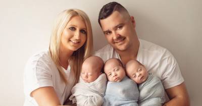 Scots mum beats 1 in 200 million odds to conceive identifical triplets before giving birth during lockdown - www.dailyrecord.co.uk - Australia - Scotland