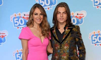 Elizabeth Hurley's son Damian shares new beach selfie - and looks identical to famous mum - hellomagazine.com