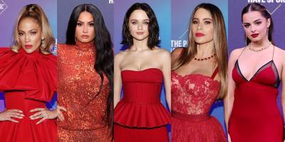 Red Was the Color of the Night at the People's Choice Awards 2020! - www.justjared.com - Santa Monica