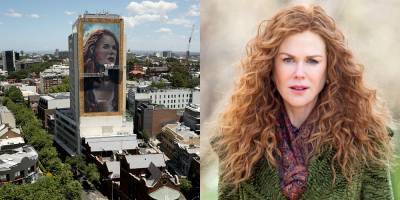 A Giant 18-Story Portrait of Nicole Kidman Was Painted in Australia & She Saw It In Person! - www.justjared.com - Australia - county Person