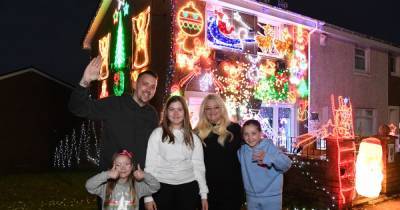Hamilton man lights up his house for kids' charity Les Hoey DreamMaker Foundation this Christmas - www.dailyrecord.co.uk