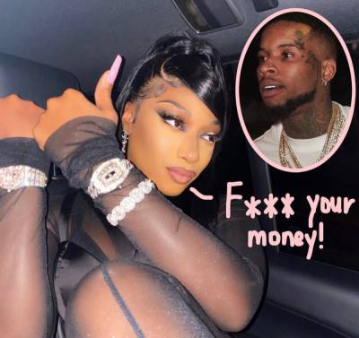 Megan Thee Stallion Claims Tory Lanez Offered Her Money To Stay Silent On The Shooting!! - perezhilton.com