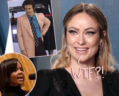 Olivia Wilde Defends Her Romantic Lead Harry Styles After Candace Owens Calls Wearing A Dress In Vogue An 'Attack'! - perezhilton.com