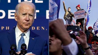 Biden denounces 'all acts of violence' after attacks on Trump supporters at MAGA rally; Schumer, Pelosi silent - www.foxnews.com - Columbia