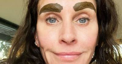 Courteney Cox Shares Snap of Microbladed Brows and Stars Cannot Get Enough! - www.usmagazine.com