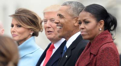 Michelle Obama - Donald Trump - Barack Obama - Joe Biden - Hilary Clinton - Michelle Obama Looks Back at Transition from Obama Presidency to Trump Presidency - justjared.com