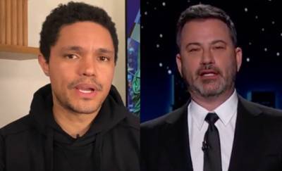 Trevor Noah & Jimmy Kimmel Tackle Trump’s Election Denial, Low Turn Out At MAGA March - deadline.com