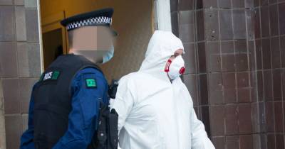 Forensic crime scene officers descend on property in Moston - www.manchestereveningnews.co.uk - Manchester