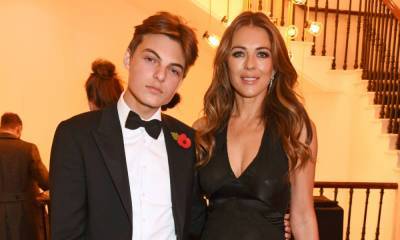 Elizabeth Hurley makes confession about swimsuit photos – and it involves son Damian - hellomagazine.com