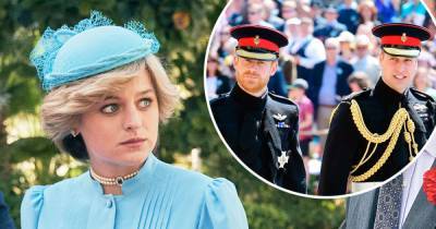 ‘The Crown’ Star Emma Corrin Says She’d ‘Probably Leave’ If She Saw Prince William and Prince Harry at a Party - www.usmagazine.com - Britain