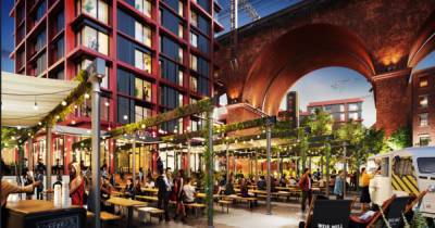 A tower block rising above the viaduct, trendy bars and hundreds of new apartments - the new vision for one of Stockport's historic mills - www.manchestereveningnews.co.uk