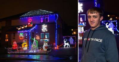 Kilmarnock man puts Christmas lights up early - but for a very good reason - www.dailyrecord.co.uk - Jordan