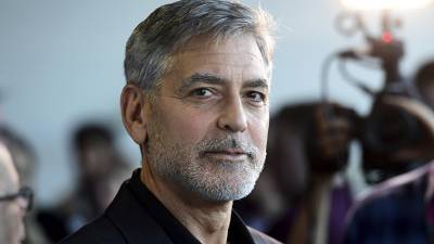 George Clooney’s 3-Year-Old Son Interrupted His Interview With Chocolate on His Face - stylecaster.com