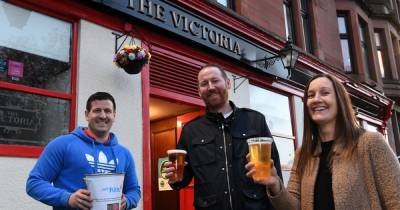Kind Rutherglen pub boss serves pints for locals - as long as they helped out charity cause - www.dailyrecord.co.uk