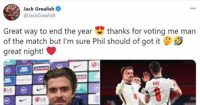 Man City fans hijack Jack Grealish tweet praising England teammate Phil Foden - www.manchestereveningnews.co.uk - Iceland - city Inboxmanchester