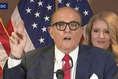 Rudy Giuliani Re-Enacts ‘My Cousin Vinny,’ Baselessly Accuses Biden of Crimes in Unhinged Press Conference - thewrap.com