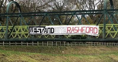 The Marcus Rashford banners put up by non-league football fans in Manchester as a sign of solidarity - www.manchestereveningnews.co.uk - Britain - Manchester