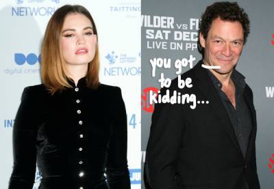 Here’s Why Lily James & Dominic West Might Get FINED For Those Kissing Photos In Rome! - perezhilton.com - Italy - Rome