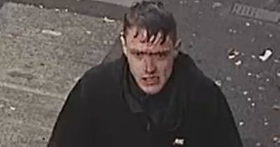 CCTV images show two men Glasgow cops are hunting after violent street rammy - www.dailyrecord.co.uk - Scotland