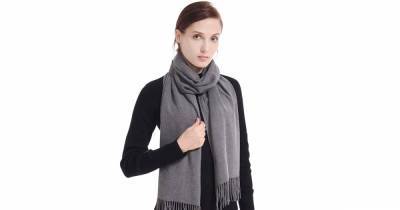 This On-Sale Cashmere Scarf Is the Perfect Holiday Gift — 40% Off - www.usmagazine.com