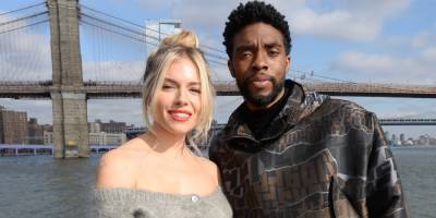 Sienna Miller Opens Up About Chadwick Boseman Giving Up Part of His '21 Bridges' Salary for Her - www.justjared.com