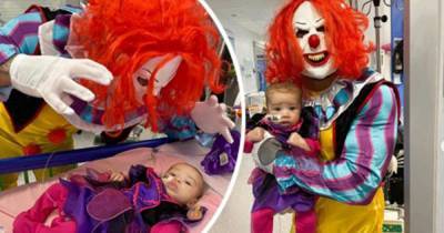 Ashley Cain spends Halloween at his daughter's Azaylia's hospital - www.msn.com