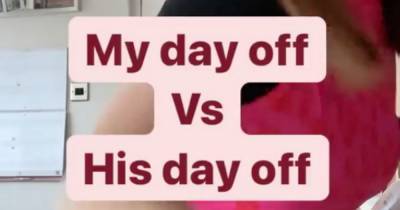 Scots mummy blogger shares video showing difference between mum's day off and dad's - www.dailyrecord.co.uk - Scotland