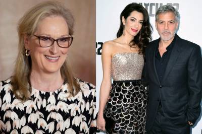 Amal Clooney Jokes She And Meryl Streep Have ‘Both Been Married’ To George Clooney As She Receives Prestigious Award - etcanada.com - George