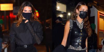 Kendall Jenner & Bella Hadid Look So Chic While Out for Dinner in NYC - www.justjared.com - New York