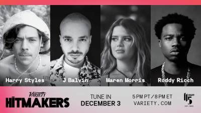 Tune In Here to Watch Variety’s Hitmakers Program on Thursday, December 3rd at 5:00 PT / 8:00 ET - variety.com