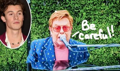 Elton John Warns Shawn Mendes Not To Get A Big Head: 'We're Just Human Beings Who Play Music' - perezhilton.com