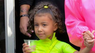 North West, 7, Looks So Cute Modeling Her SKIMS Cozy Collection At Photoshoot — Watch - hollywoodlife.com