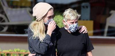 Ellen DeGeneres & Wife Portia de Rossi Keep Close While Out Shopping in Santa Barbara - www.justjared.com - Santa Barbara
