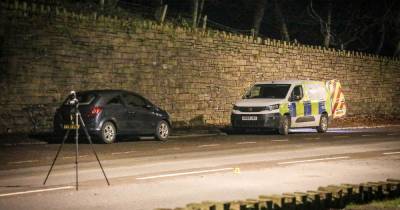 Man arrested on suspicion of kidnap and dangerous driving after car crashes into wall following 'domestic disturbance' - www.manchestereveningnews.co.uk - Manchester