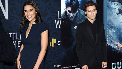 Alexandria Ocasio-Cortez Likens Harry Styles To James Dean After He Wears A Dress On ‘Vogue’ - hollywoodlife.com