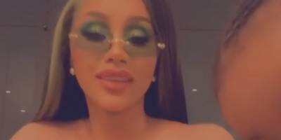 Cardi B Says She 'Can't Even Be Sexy in Peace' When Her Toddler, Kulture, Crashes Her Video Selfie Moment - www.elle.com
