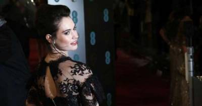 Lily James, Dominic West get flirty during luxurious 'dinner date' - www.msn.com