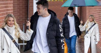 AJ Pritchard's girlfriend Abbie Quinnen and brother Curtis go shopping - www.msn.com