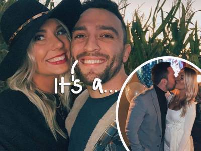 Love Is Blind Star Mark Cuevas & GF Reveal The Sex Of Their First Baby! - perezhilton.com