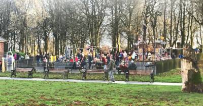 This was the scene at one playground in Greater Manchester yesterday: Should they have been allowed to stay open during the second lockdown? - www.manchestereveningnews.co.uk - Manchester
