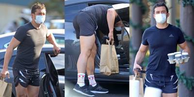 See Even More Photos of Orlando Bloom Looking So Hot in Short Shorts! - www.justjared.com