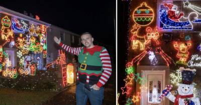Scots dad broadcasts Christmas lights switch on with 2500 bulbs as people across world tune in - www.dailyrecord.co.uk - Scotland - Ireland - Canada - county Fleming