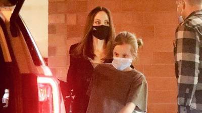 Angelina Jolie Mini-Me Daughter Vivienne, 12, Bond On Shopping Trip To The Craft Store — Pic - hollywoodlife.com - California