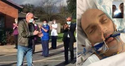 "Come on dad! Get through this! Crack on!" A son's Facetime pep talk that helped save the life of a grandad who spent EIGHT MONTHS battling Covid-19 in hospital - www.manchestereveningnews.co.uk