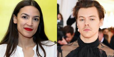 Alexandria Ocasio-Cortez Defends Harry Styles After He Was Criticized for Wearing a Dress - www.marieclaire.com