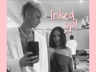 Megan Fox Debuts Machine Gun Kelly Tattoo After Only Months Of Dating - perezhilton.com