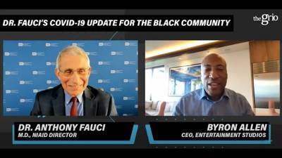 Dr. Fauci & Byron Allen Talk Covid-19 Vaccine, Skepticism In Black Community Surrounding Potential Treatments - deadline.com - USA
