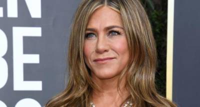 Jennifer Aniston shares a selfie from The Morning Show sets but our eyes are on the mystery man in the snap - www.pinkvilla.com